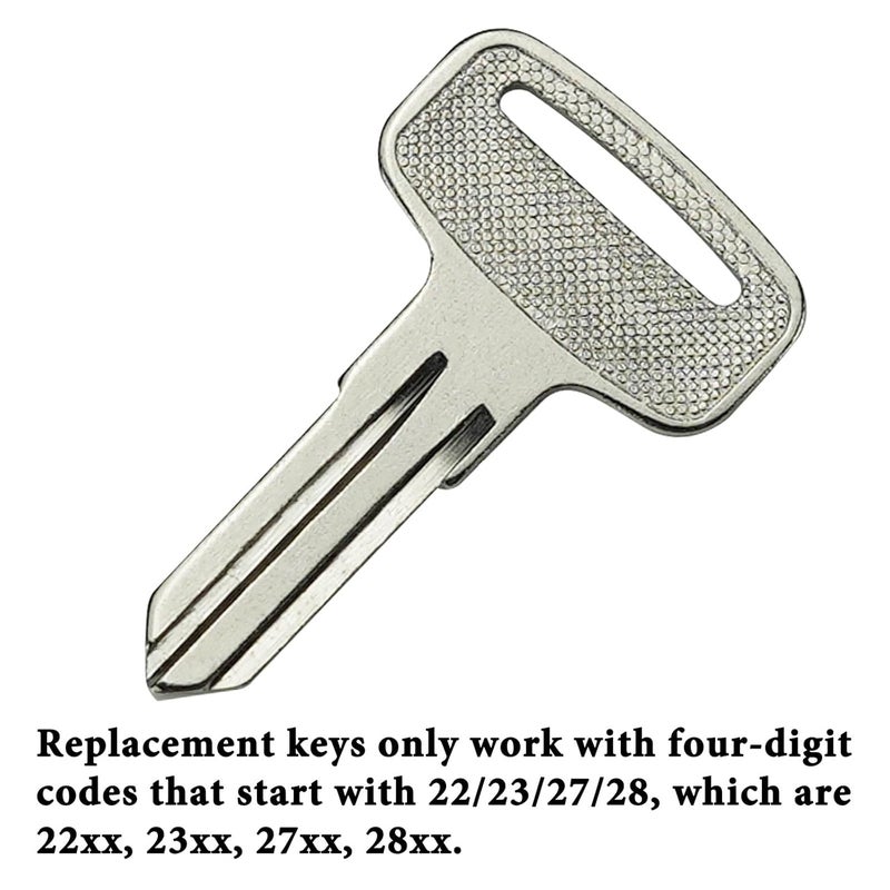 gradora 4PCS 4010321 Ignition Keys Blanks Replacement for Po-laris 4 Wheeler ATV Ranger RZR Snowmobile Fits Key Code 22 23 27 28 Series - Image 4